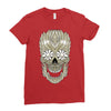 skull plants Ladies Fitted T-Shirt