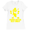 peanut butter jelly time banana Ladies Fitted T-Shirt
