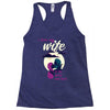 to the moon and back Racerback Tank