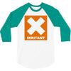 irritant mens 3/4 Sleeve Shirt