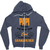 I'm Called Papi Because  I'm Way Too Cool To Be Called Grandfather Zipper Hoodie