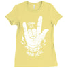 stand for heavy metal Ladies Fitted T-Shirt