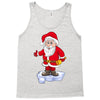 father christmas ringing xmas bells santa Tank Top