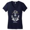 gorilla bikers Women's V-Neck T-Shirt