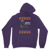 ugly dinosaur merry christmas Unisex Hoodie