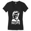 nope Women's V-Neck T-Shirt