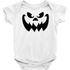 evil pumpkin face halloween costume Baby Onesie
