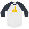 antisocial 3/4 Sleeve Shirt