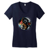 android yin yang Women's V-Neck T-Shirt