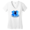 schrodingers dropbox Women's V-Neck T-Shirt