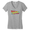 funny typoghrapy Women's V-Neck T-Shirt