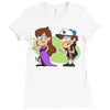 i'm a woman! Ladies Fitted T-Shirt