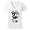 Life After Death Mess With My Mom Women's V-Neck T-Shirt