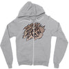 eat your heart out zombie run Zipper Hoodie