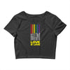Lightsaber Rainbow Crop Top