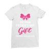I'm Your Father's Day Gift Mom Says You're Welcome Baby Girl Ladies Fitted T-Shirt