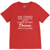 dreams into plans journal V-Neck Tee