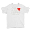love peace and bacon grease Youth Tee