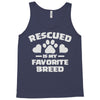 rescued is my favorite breed Tank Top