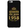 queens are born in 1958 iPhone 6/6s Case