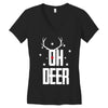 oh deer Women's V-Neck T-Shirt