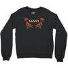 sassy with roses Crewneck Sweatshirt