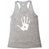 handprint sticker vinyl decal Racerback Tank