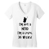 not a nerd (2) Women's V-Neck T-Shirt