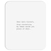 auto correct shut Mousepad