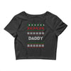 ugly christmas daddy Crop Top
