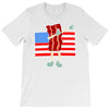 bacon american flag dab T-Shirt