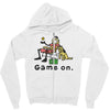 baseball game on short Zipper Hoodie