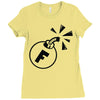 f bomb Ladies Fitted T-Shirt