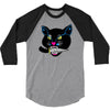 balck cat 3/4 Sleeve Shirt