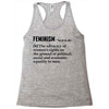 Feminism Noun Racerback Tank