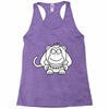 no you are not cool Racerback Tank
