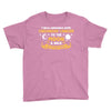 I Love Someone with Childhood Cancer to The Moon and Back to Infinity Youth Tee