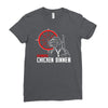 battle ground winner winner chicken dinner Ladies Fitted T-Shirt