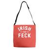 irish as feck ireland Adjustable Strap Totes