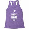 i'm a skiing dad   daddy Racerback Tank