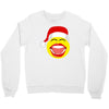 santa laughing smiley Crewneck Sweatshirt