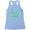scary pumpkin halloween Racerback Tank