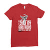 Life After Death Touch My Girlfriend And Find Out Ladies Fitted T-Shirt