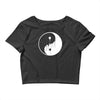 dripping ying yang Crop Top