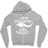New Mommy 2018 Rokie Dept. Zipper Hoodie