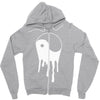 yang and yin dripping chinese symbol fashion geek samurai Zipper Hoodie