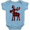lumberjack reindeer Baby Bodysuit