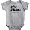 pie and chips   food of the gods Baby Onesie