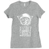 Family Trip To Moon Ladies Fitted T-Shirt