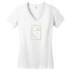 golden spiral Women's V-Neck T-Shirt